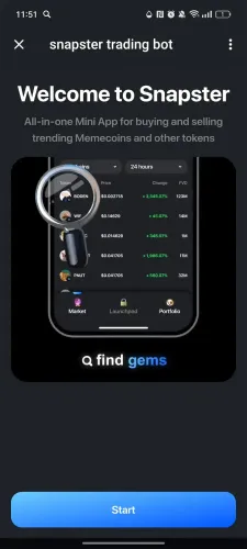 snapster trading bot