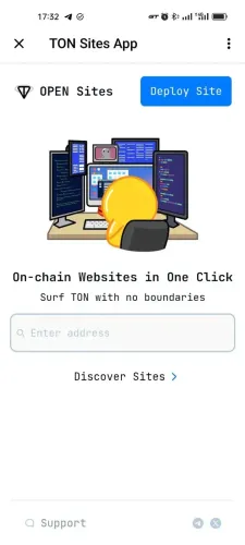 TON Sites App