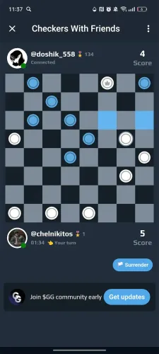 Checkers With Friends