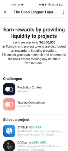 The Open League Pools